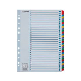   Elválasztólap, A4, regiszteres 1-31 laminált karton fülek 100164 Esselte