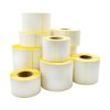 Etikett címke thermo, 43x58mm, tekercses, 600 címke/tekercs fehér