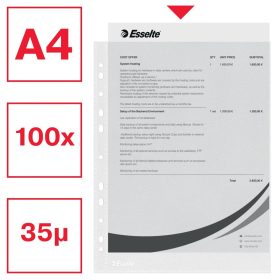   Genotherm lefűzhető, A4, 38-40 micron narancsos Esselte 16690 Classic 100 db/csomag