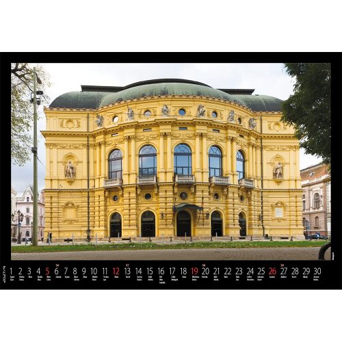 Falinaptár képes 460x320mm, Magyarország Realsystem 2027.