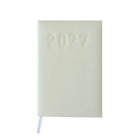   Határidőnapló agenda Standard A/5, napi, fehér lapokkal (bézs) 2027. Bluering®