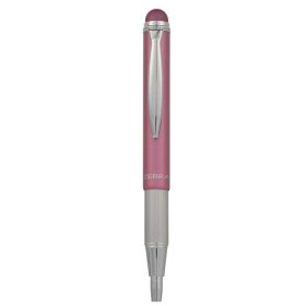   Golyóstoll metál rózsa test, Zebra Stylus Telescopic, írásszín kék