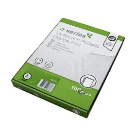   Genotherm lefűzhető, A4, 80 micron narancsos 100 db/doboz, A-Series