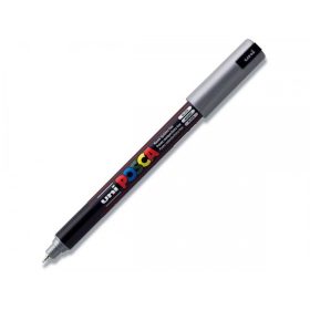 Dekormarker 0,7-1mm, Uni Posca PC-1M ezüst