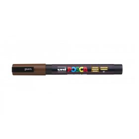 Dekormarker 0,9-1,3mm, Uni Posca PC-3M barna