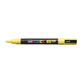 Dekormarker 0,9-1,3mm, Uni Posca PC-3M sárga