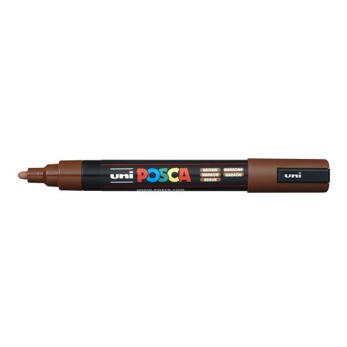 Dekormarker 1,8-2,5mm, Uni Posca PC-5M barna
