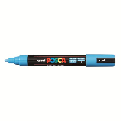 Dekormarker 1,8-2,5mm, Uni Posca PC-5M világoskék