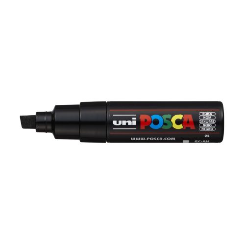 Dekormarker 8mm, Uni Posca PC-8K fekete