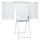 Flipchart tábla 67x95cm, mágneses, 2 db segédkarral, Proline  FC84 Franken