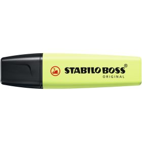   Szövegkiemelő 2-5mm, vágott hegyű, STABILO Boss original 70/133 pastel lime