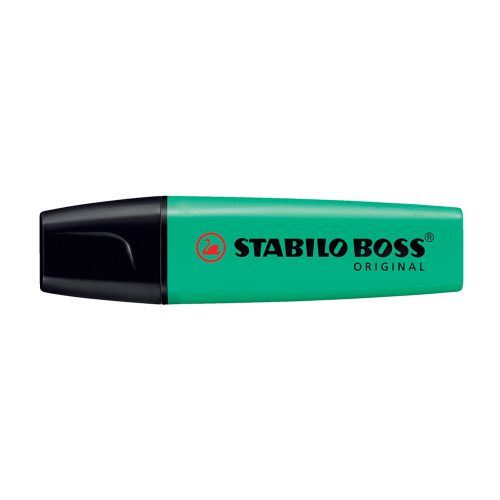 Szövegkiemelő 2-5mm, vágott hegyű, STABILO Boss original 70/51 türkiz