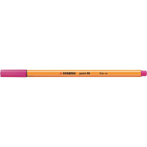 Rostirón, tűfilc 0,4mm, STABILO Point 88 pink