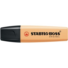   Szövegkiemelő 2-5mm, vágott hegyű, STABILO Boss original 70/125 pastel fakó narancs
