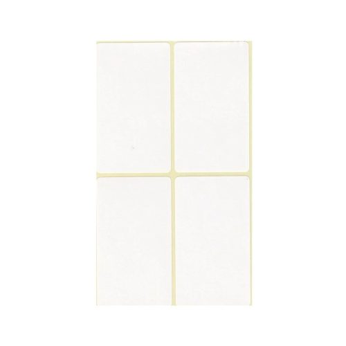 Etikett címke, 38x58mm, 15 lap, 4 címke/lap