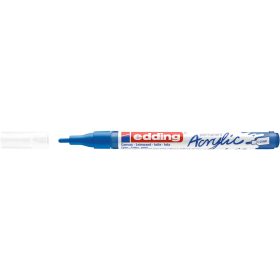 Akril marker 1-2mm, Edding 5300 kék