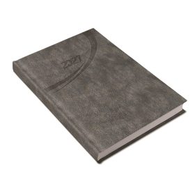   Határidőnapló Fashion B/5 heti + napló fehér lapokkal grafit Realsystem 2027.