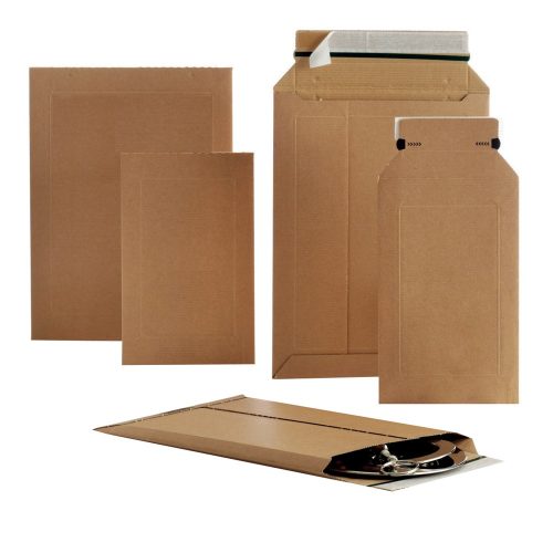 Csomagküldő webshop hullámkarton tasak A5+ 190x272mm/200x280mm E-Flute