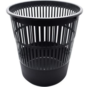   Papírkosár 16l, műanyag rácsos 315x305mm, Bluering® fekete