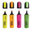 Szövegkiemelő készlet vágott hegyű,lapos test 4 db/bliszter Keyroad Fluo neon színek