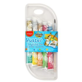   Tempera készlet 10 ml. 10 db/bliszter Keyroad fémes és neon színek