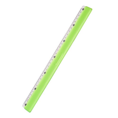 Vonalzó 30 cm, fém skálával Keyroad Colour Bar vegyes színek