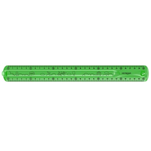 Vonalzó 30 cm, flexibilis Keyroad Flex Draw vegyes színek