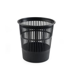   Papírkosár 16l, műanyag rácsos 315x305mm, 1440-r recy fekete