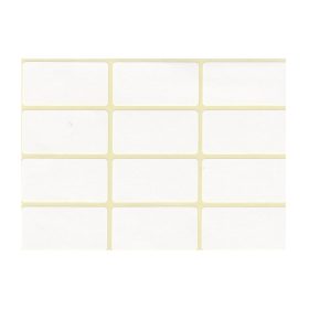 Etikett címke, 20x38mm, 5 lap, 12 címke/lap