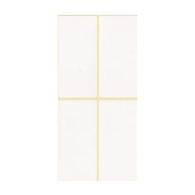 Etikett címke, 40x80mm, 15 lap, 4 címke/lap
