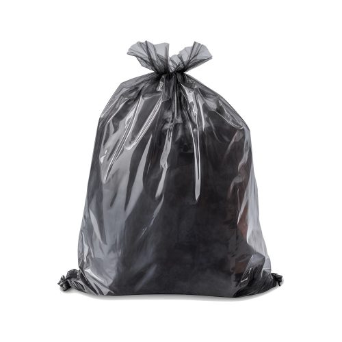 Szemeteszsák 40 liter 55 x 62 cm erősített 20 db/tekercs fekete