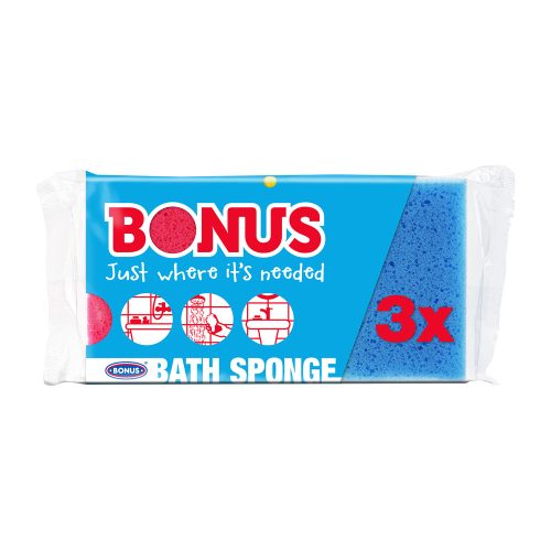 Fürdőszivacs 3 db/csomag Bonus B057