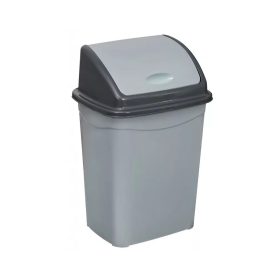   Szemetes kuka billenő fedéllel műanyag 26 literes szürke UP120-002