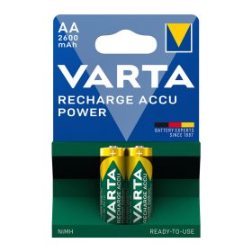   Elem tölthető akku AA ceruza 2600 mAH Power 2 db/csomag, Varta