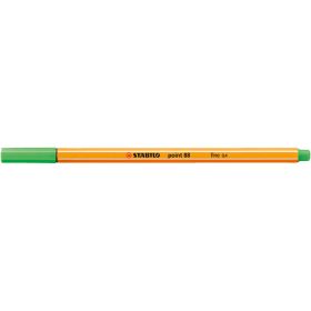 Rostirón, tűfilc 0,4mm, STABILO Point 88 világoszöld