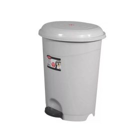 Szemeteskuka pedálos műanyag 22 literes szürke UP128-002