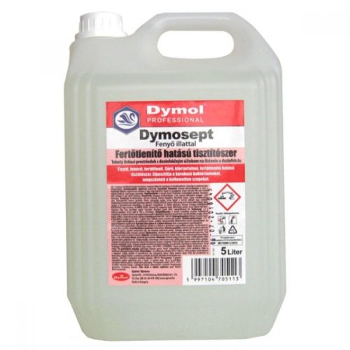 Fertőtlenítő hatású tisztítószer 5 liter Dymosept fenyő