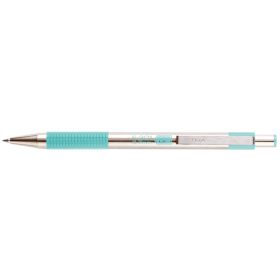   Golyóstoll 0,7mm, pasztell zöld test, Zebra F-301, írásszín kék