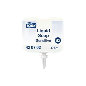   Folyékony szappan utántöltő 475 ml érzékeny bőrre Premium S2 Tork_420702 fehér