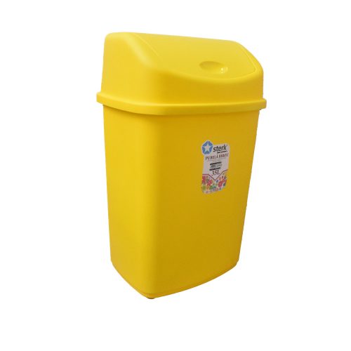 Szemeteskuka billenő fedéllel műanyag 35 literes