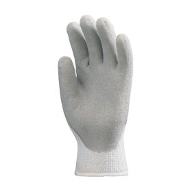 Védőkesztyű mártott latex bélelt L-es méret szürke
