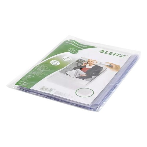 Genotherm lefűzhető, A4, 170 micron jumbo katalógustartó Leitz 10 db/csomag,