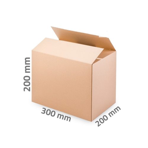 Karton doboz 300 x 200 x 200 mm 3 rétegű