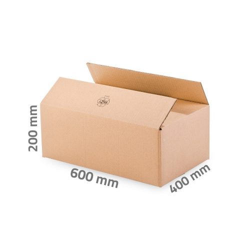 Kartondoboz 600 x 400 x 200 mm 3 rétegű