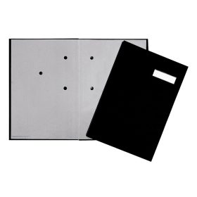   Aláírókönyv, 20lap, A4 Pagna 24192 műanyag borító fekete