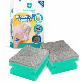   Mosogatószivacs 2 db/csomag antibakteriális cellulóz Bonus Immunetec_B693