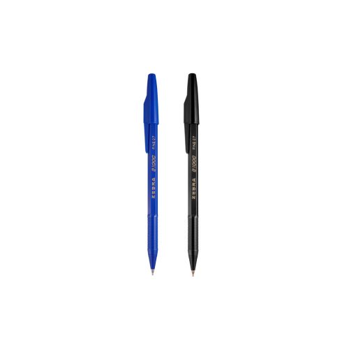 Golyóstoll 0,7mm, kupakos, kék B1000 Zebra, írásszín kék