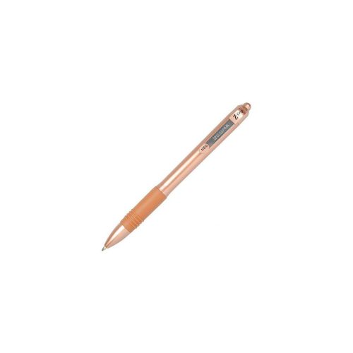 Golyóstoll 1mm, rose gold test, Zebra Z-grip Smooth, írásszín kék