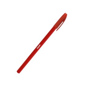   Golyóstoll 0,7mm eldobható, hatszögletű test kupakos Bluering® Jetta, írásszín piros