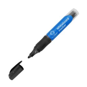   Táblamarker 3mm, kerek, cserélhető betétes, Bluering fekete